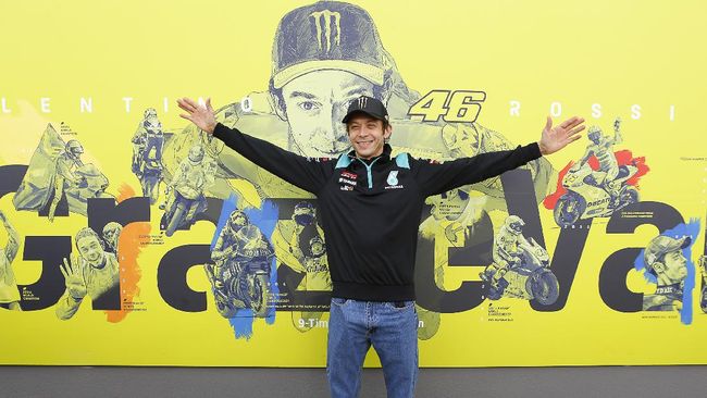 Start ke-10 di MotoGP Valencia, Rossi Terima Kasih ke Bagnaia