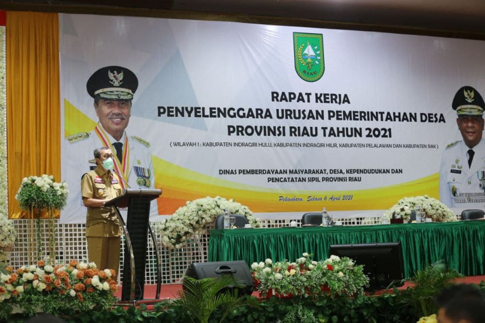 Gubernur Riau Inginkan Kepala Desa Gerakkan Desa Wisata