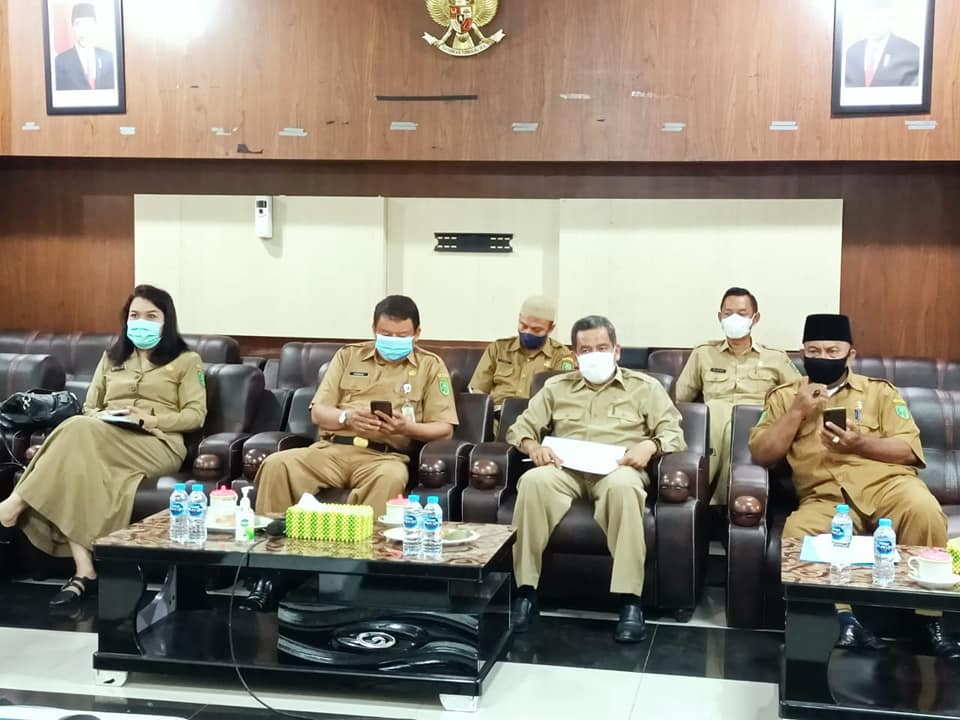 Pemkab Inhu Ikuti Rakor Teknik Penyusunan Pelaporan Penyelenggaraan Pemerintahan Daerah