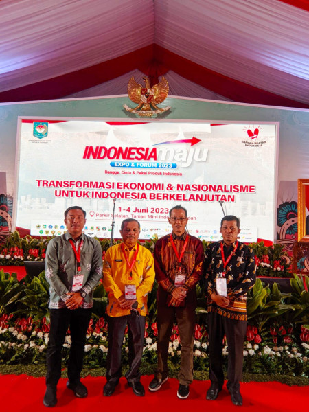 Hadiri Acara Indonesia Maju Expo 2023Suhardiman berharap Batik Kuansing bisa terkenal di Nasional