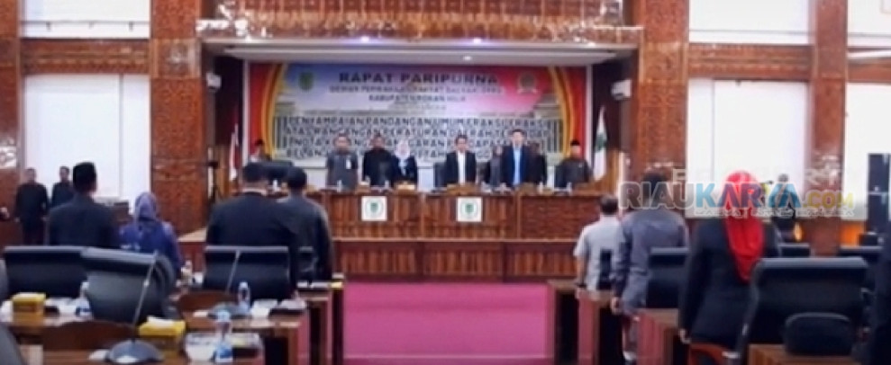 Penyampaian Pandangan Umum Fraksi-Fraksi DPRD Rohil Atas Ranperda APBD 2025