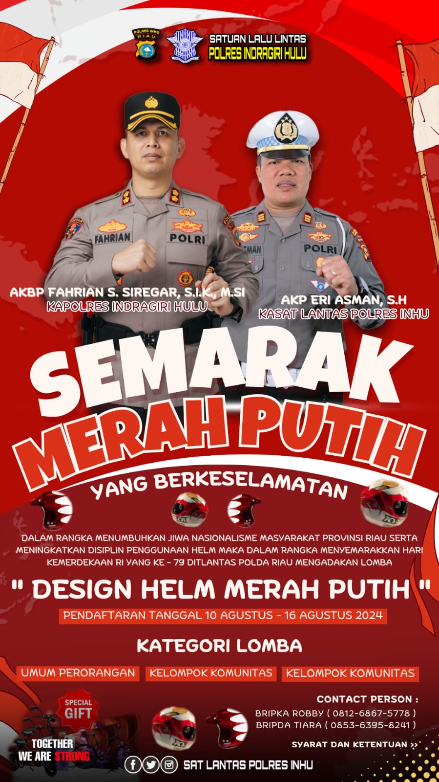 Kabar Gembira, Lomba Desain Helm Merah Putih Akan Dimulai, Ini Syaratnya
