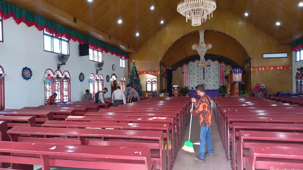 Sat Samapta Polres Bengkalis Bersama PP Melakukan Patroli Samapta Jaga Ibadah