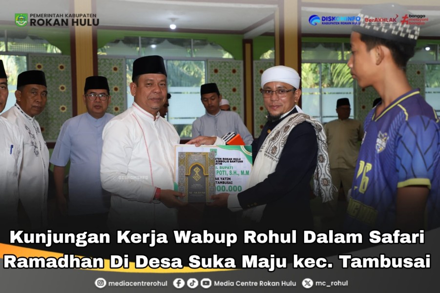 Safari Ramadhan 1447 H, Wabup Syafaruddin Poti : Momen Pererat Silaturahmi dan Salurkan Bantuan Ramadhan