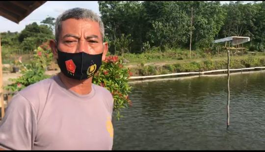 Terinspirasi Program Jaga Kampung Polda Riau, Ipda Alreflus Kembangkan Ternak Ikan