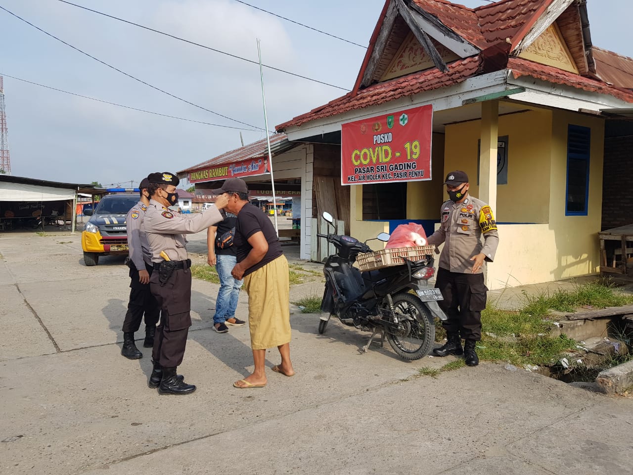 Masih Ada Warga Tak Patuhi Prokes, Ini Yang Dilakukan Polsek Pasir Penyu