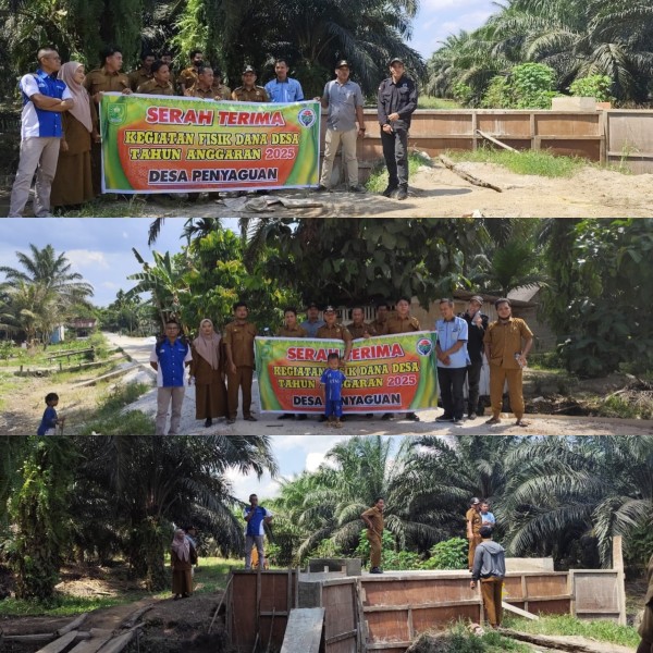 Pemdes Penyaguan Serah Terima Pembangunan Fisik dari TPK