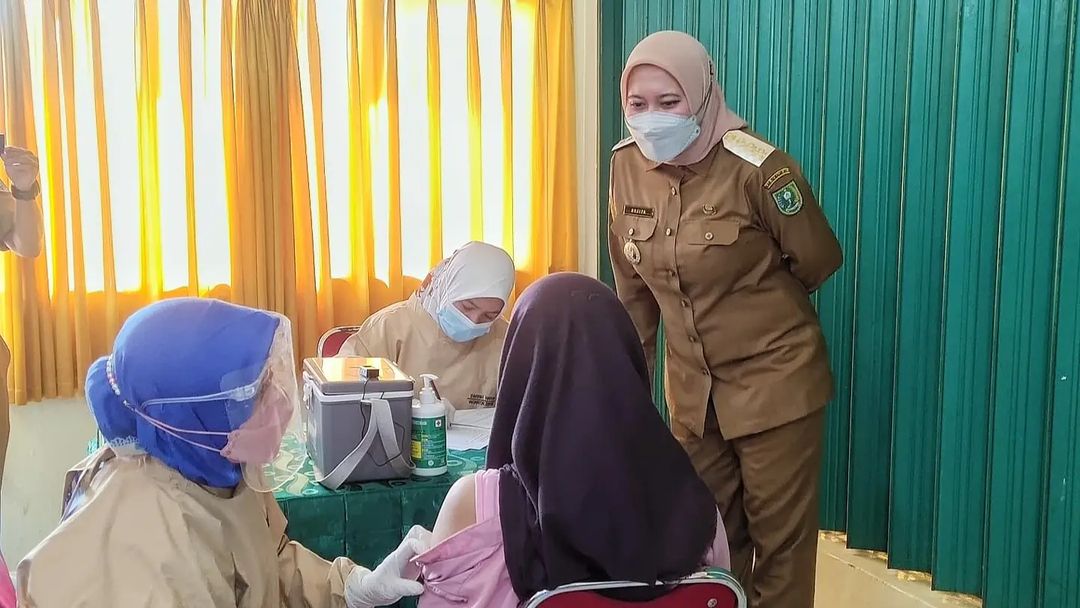 Persediaan Vaksin Masih Ada, Pemkab Inhu Gesa Vaksinasi Covid-19