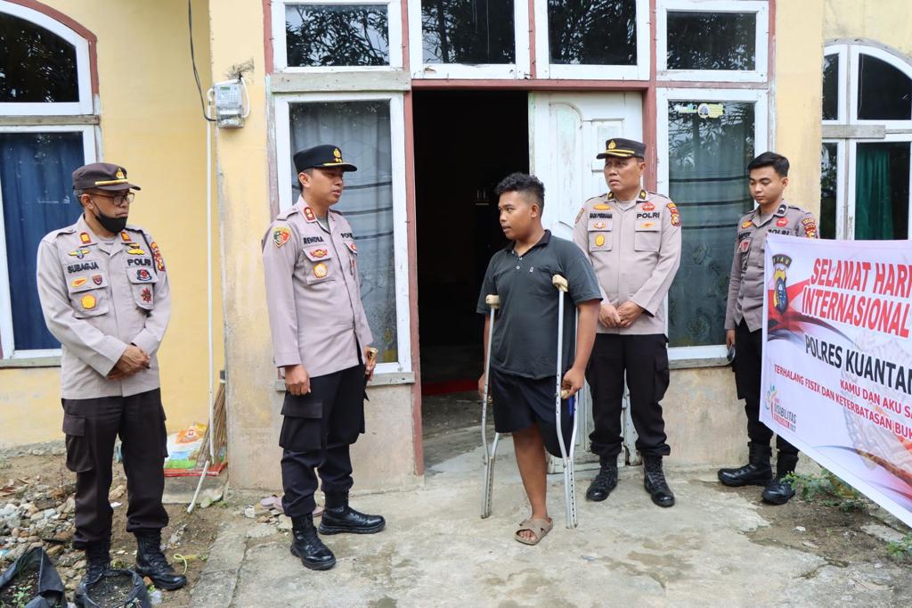 Peringati Hari Disabilitas, Kapolres Kuansing Jangan Ada Diskriminasi Bagi Mereka