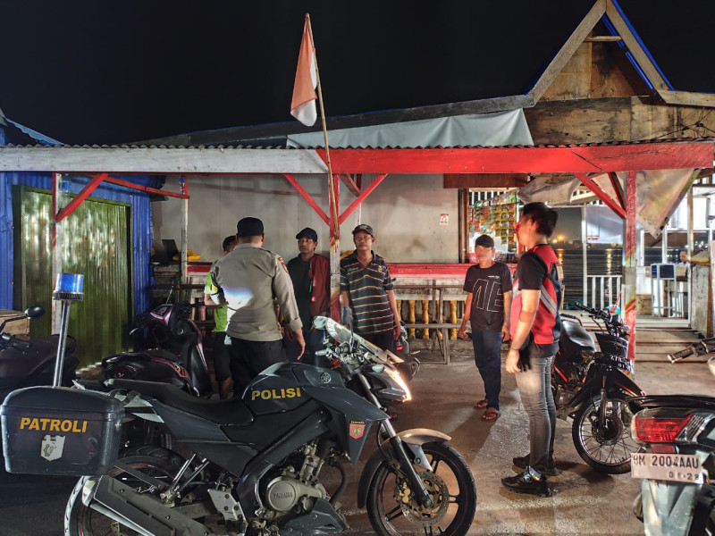 Polsek Kateman Tingkatkan Patroli pada Jam Rawan dan Pastikan Perayaan Natal 2024 Aman Pasca Pilkada