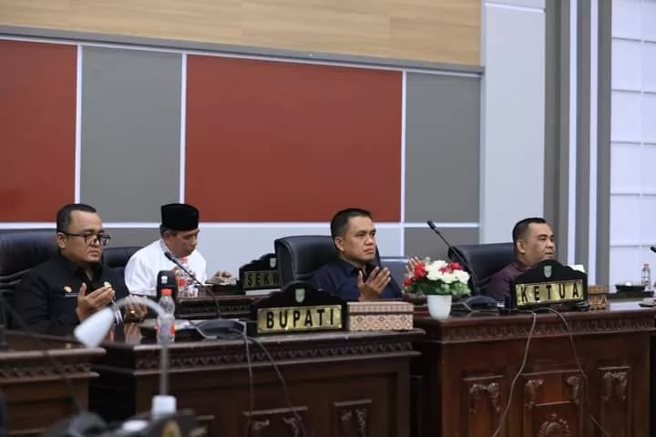 DPRD Rohul Gelar Rapat Paripurna Penyampaian Hasil Reses Masa Sidang Kedua 2024
