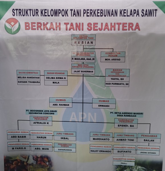 Kelompok Tani Berkah Sejahtera yang Diketuai Rusian Diduga Manipulasi Hasil Panen Sawit Sitaan Negara