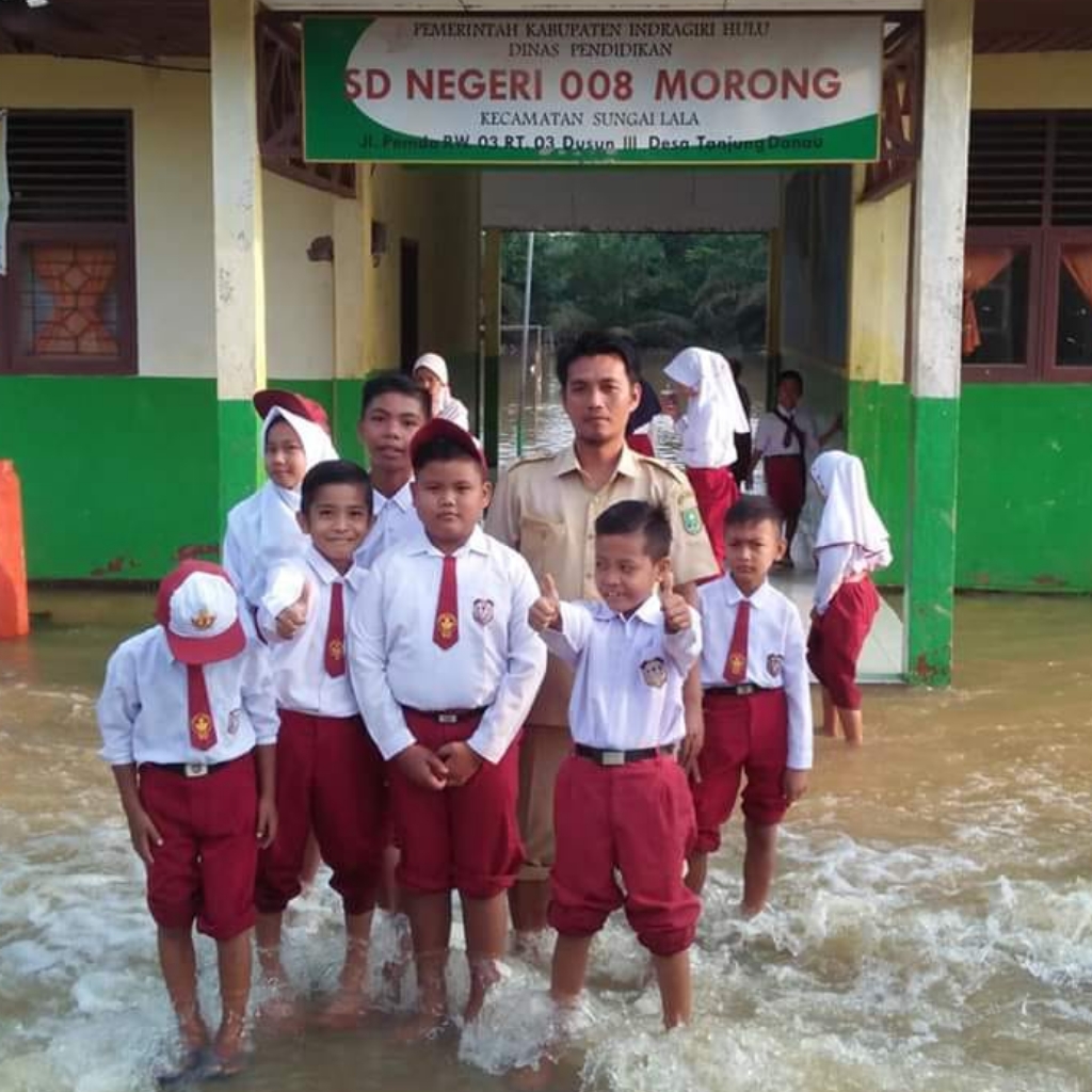 Akibat Banjir, 36 Sekolah di Inhu Terendam