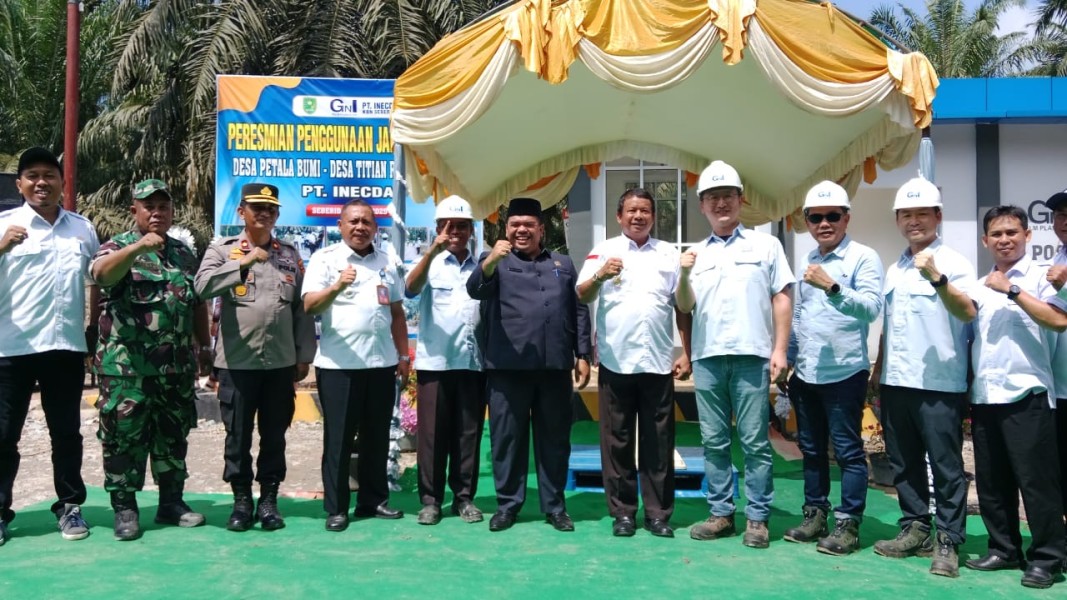 Bentuk Kepedulian Perusahaan, PT Inecda Bangun Infrastruktur Jalan Koridor Sepanjang 6 Km