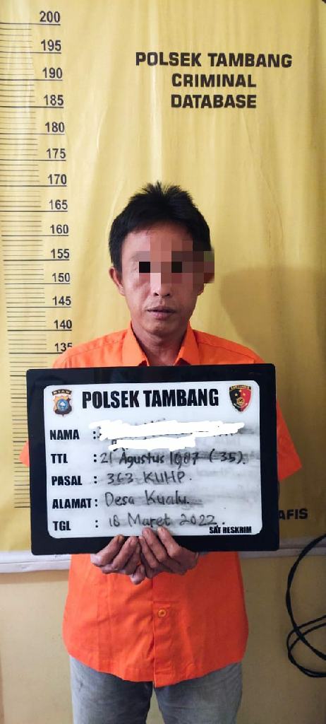 Ingin Transaksi Jual Hasil Curanmor, Warga Kualu Ini Diringkus Polsek Tambang