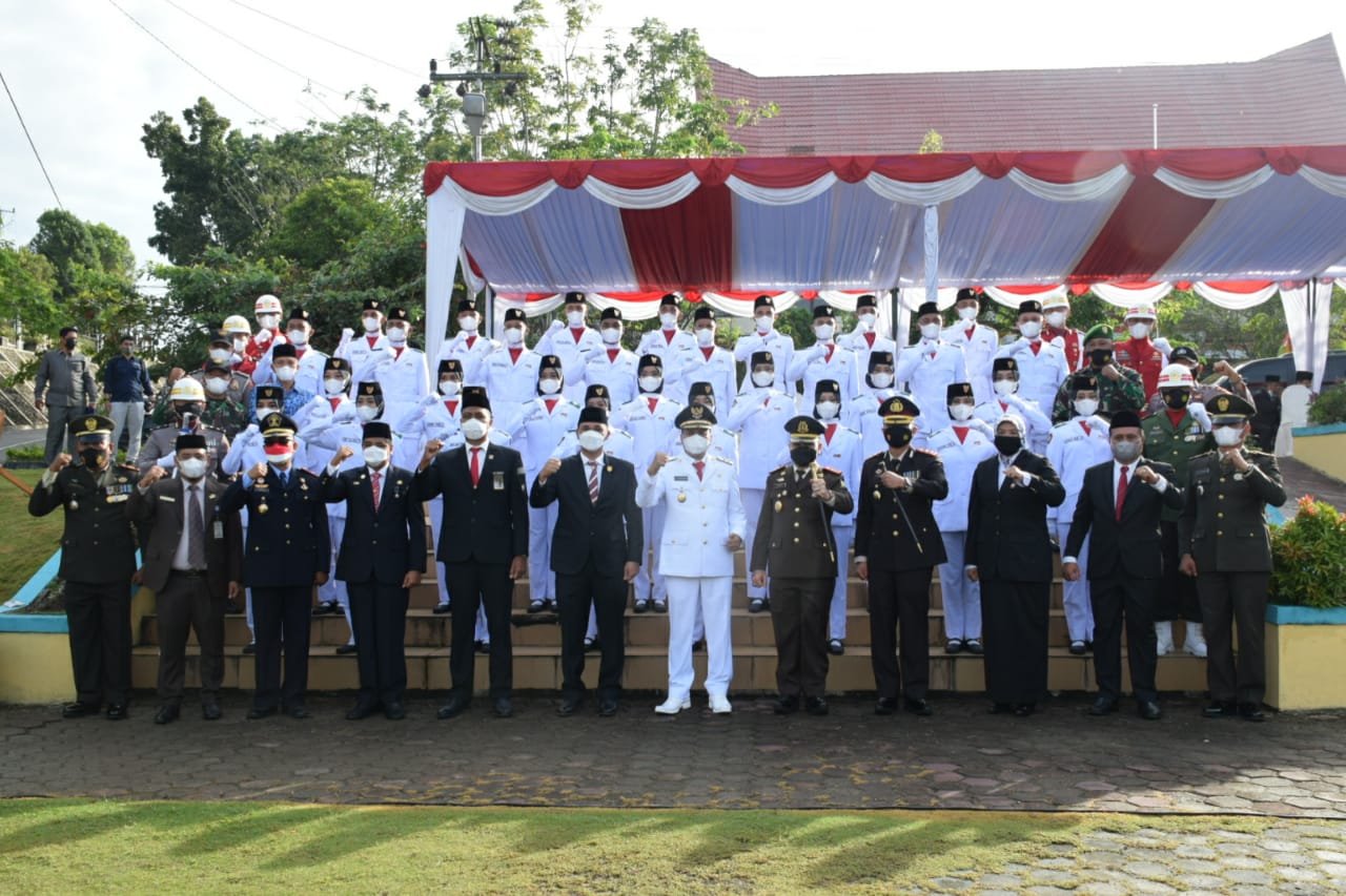 Peringati 76 Tahun Indonesia Merdeka Pengibaran Bendera Berlangsung Sukses dan Khidmat