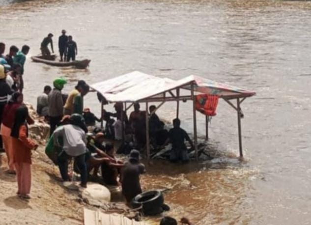 Dishub Rohul Gerak Cepat Tangani Insiden Rakit Tenggelam di Sungai Rokan