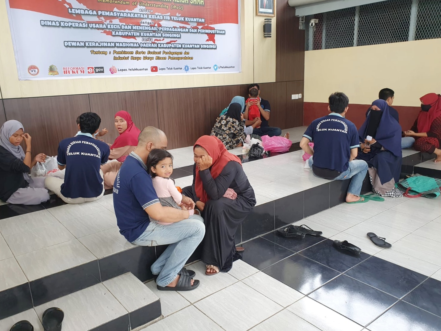 Rasa Haru Penuhi Lapas Kelas IIB Teluk Kuantan