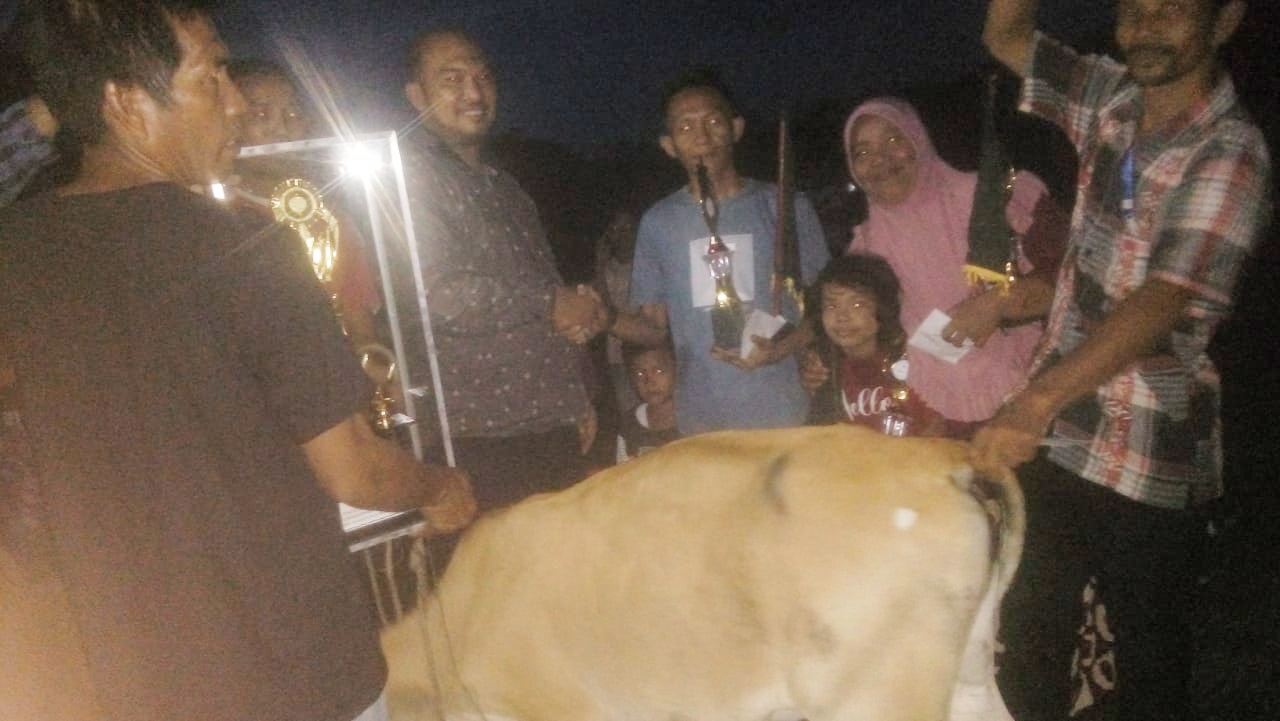 Pacu Jalur Miniatur Dusun 3 Desa Kampung Baru Timur Kecamatan  Cerenti  Berakhir  Sukses Meriah