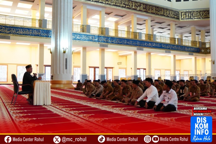 Pemkab Rohul Gelar Wirid Pengajian ASN dan Non-ASN, Momentum Perkuat Keimanan & Kebersamaan