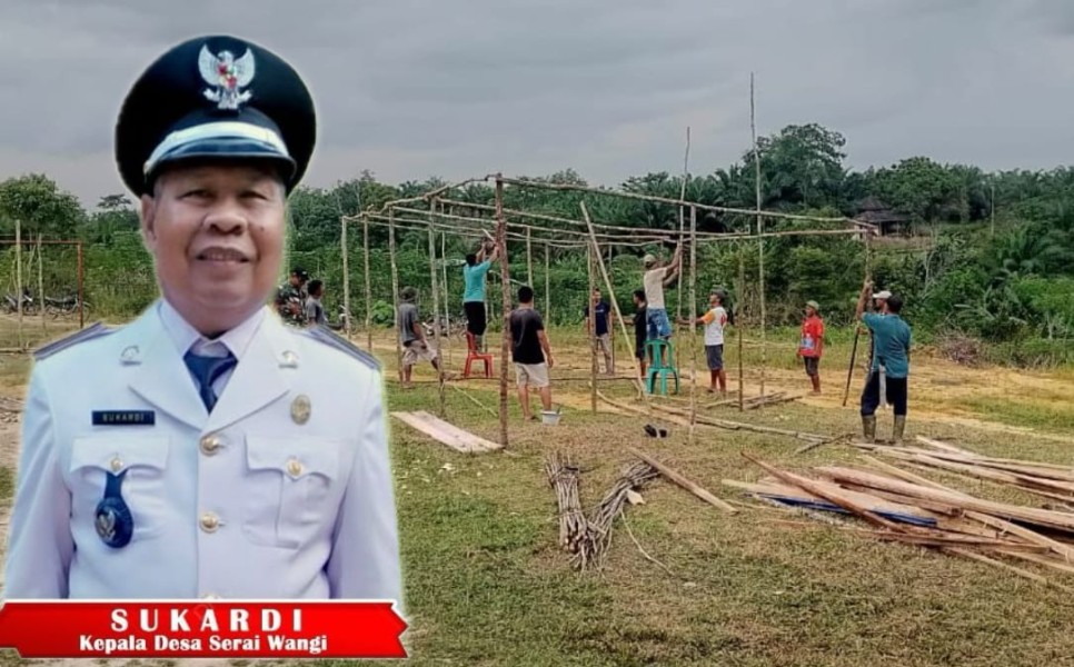 Pemerintah Desa Serai Wangi Sukses Gelar Gotong Royong Massal, 'Dengan MTQ Kita Wujudkan Generasi Qur’an'