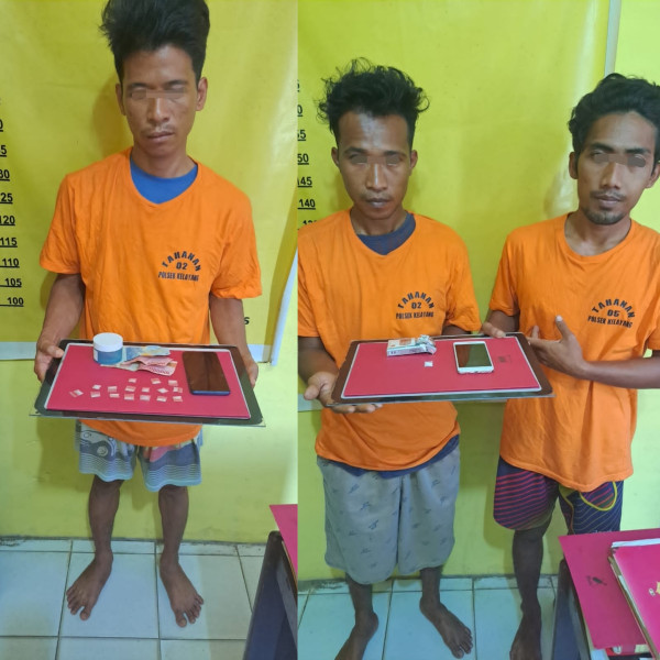 Dua Pengedar dan Seorang Penikmat Sabu Diamankan Polsek Kelayang