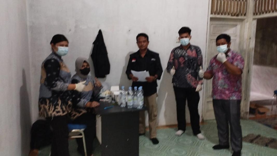 Memastikan Bebas dari Narkoba, Calon Anggota PKD Terpilih Tiga Kecamatan Tes Urine