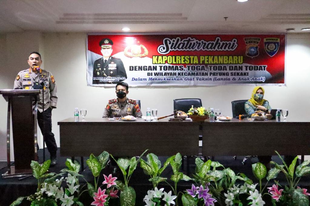 Kembali Silaturrahmi dengan Tokoh Masyarakat, Kapolresta Tekankan Harkamtibmas dan Vaksinasi