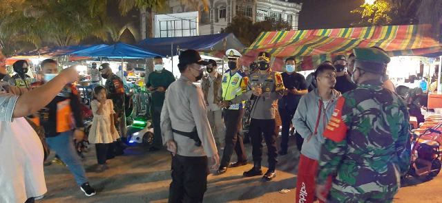 Kapolres Kampar Pimpin Patroli Gabungan Berskala Besar Pada Malam Tahun Baru