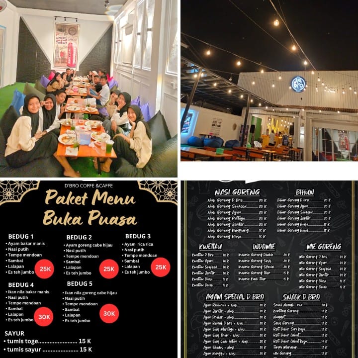 Nikmati Buka Puasa & Ngopi Santai di D’BRO COFFEE & CAFE Rengat – Suasana Nyaman, Hidangan Lezat, dan Hiburan Seru