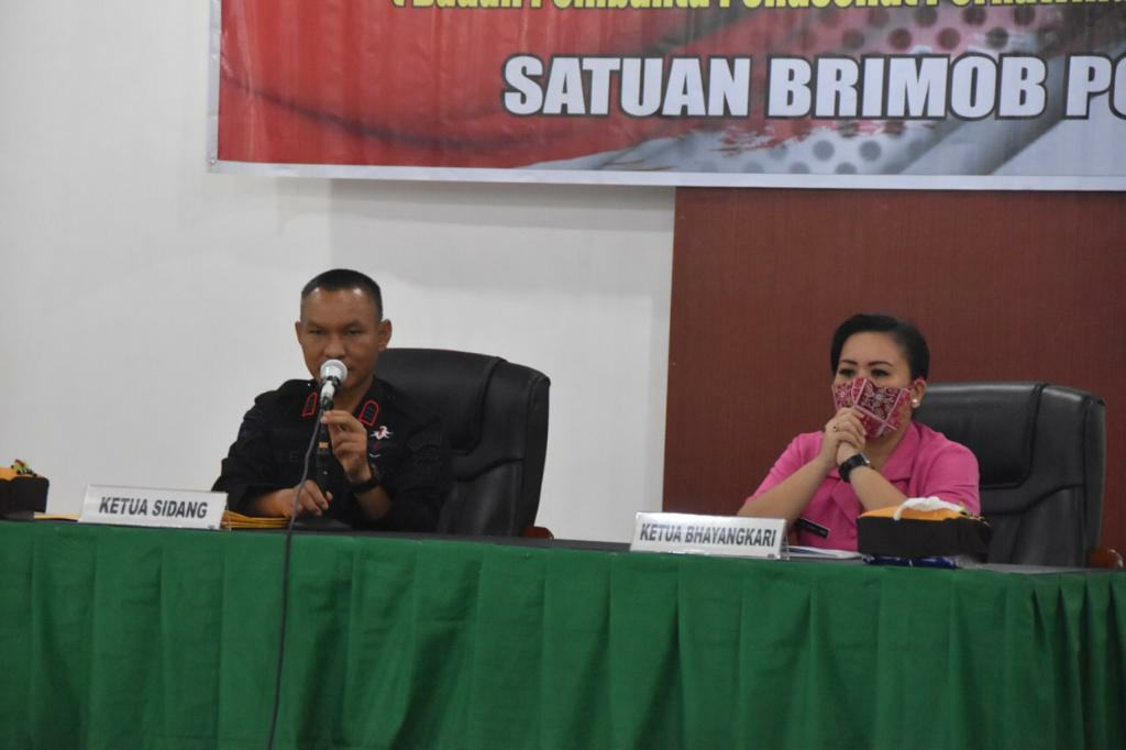 4 Personel Sat Brimob Polda Riau Laksanakan Sidang Nikah BP4R