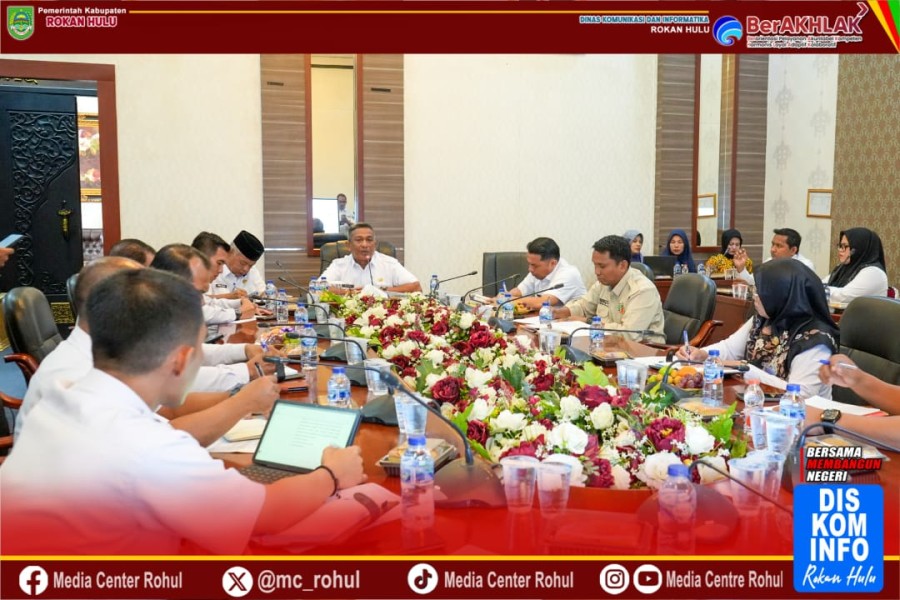 Bupati Anton Pimpin Rakor Pemanfaatan Pasar Modern, Dorong Optimalisasi Aset Daerah Untuk Tingkatkan PAD Rohul