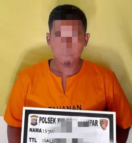 Bongkar Rumah Orang di Siang Hari, Pelaku Pencurian Ini Ditangkap Polsek XIII Koto Kampar