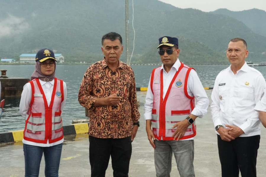 Bupati Natuna Tinjau Rencana Pengembangan Pelabuhan di Selat Lampa