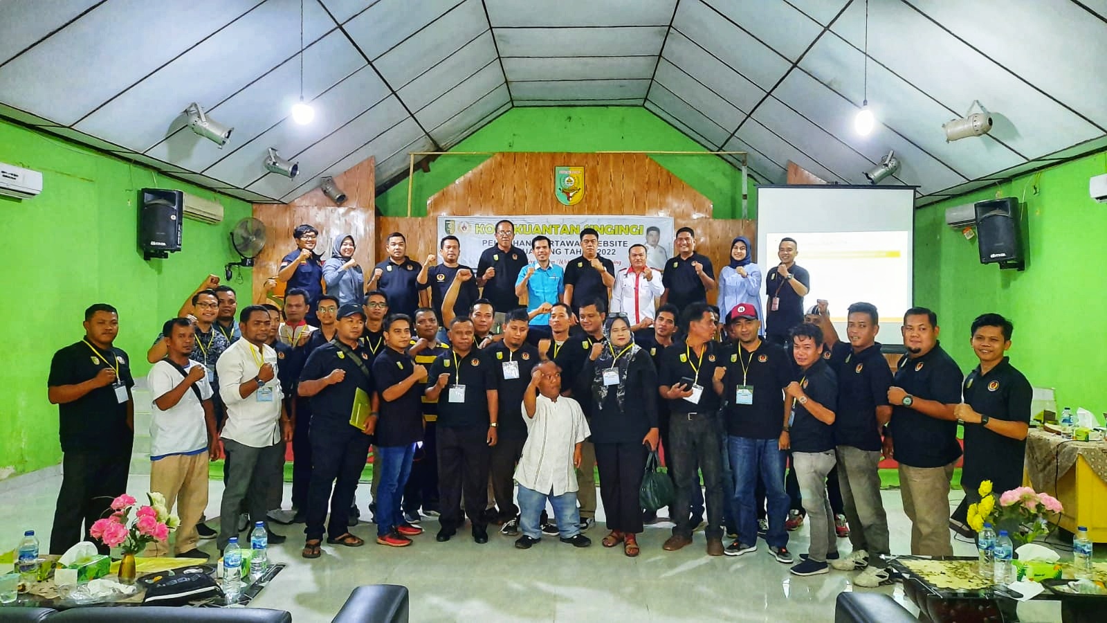 Platihan Wartawan  Website KONI Kuansing 2022 Digedung Narosa