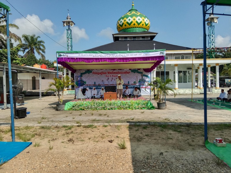 Walimatussafar Calon Jamaah Haji Desa Tasik Juang 2025 Berlangsung Khidmat di Masjid Jami' Assalam