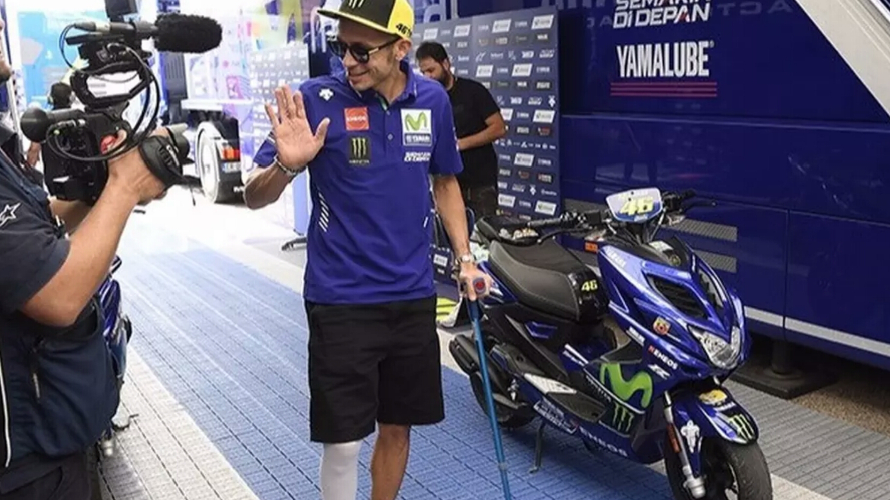 Valentino Rossi Ungkap Rahasia Cepat Pulih setelah Patah Kaki