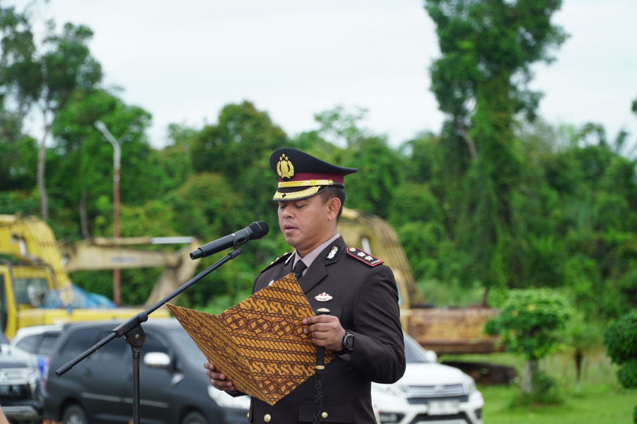 Peringati Hari Lahir Pancasila Polres Rohul, Semangat Menuju Indonesia Emas 2045