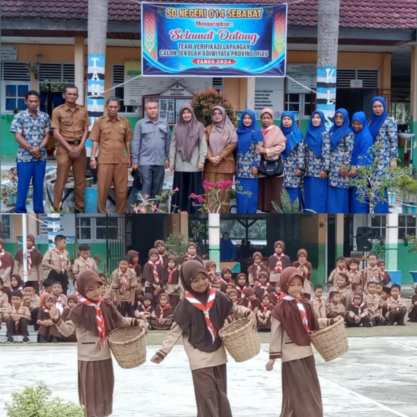 Calon Sekolah Adiwiyata SDN 014 Sibabat, Kedatangan Tim Verlap DLHK Provinsi Riau