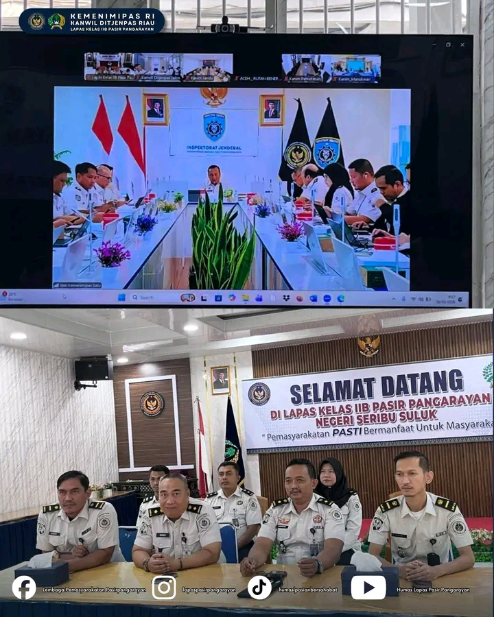 Lapas Pasir Pangaraian Ikuti Sosialisasi ZI 2026, Perkuat Komitmen Menuju WBK dan WBBM