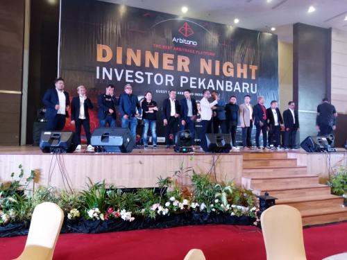 The Best Arbitano Platform, Dinner Night Investor Pekanbaru