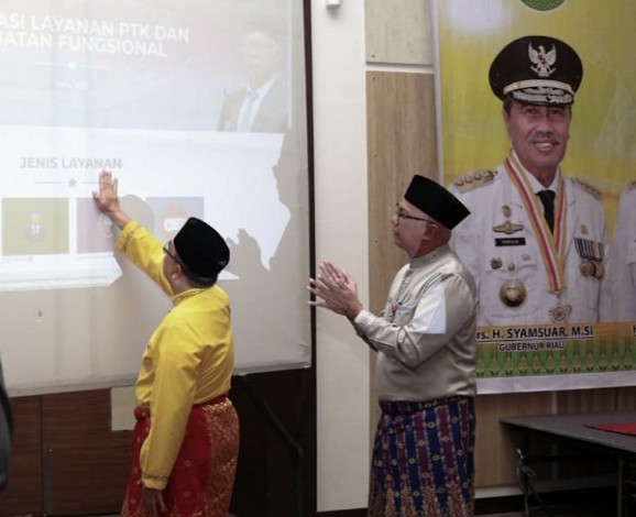 Permudah Guru, Disdik Riau Launching Aplikasi Pelayanan 