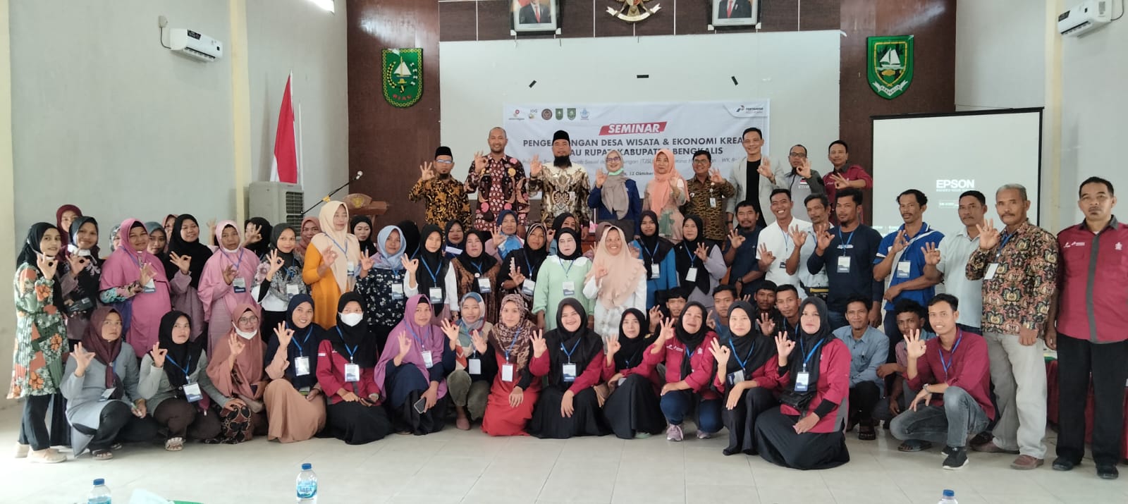 Dalam Rangka pengembangan pariwisata PT Pertamina Rokan Hulu Adakan Seminar Di Rupat Utara