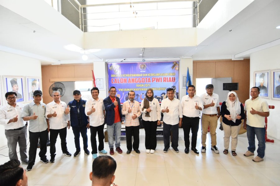 Ketua PWI Riau Resmi Buka Orientasi Calon Anggota PWI Tahun 2025
