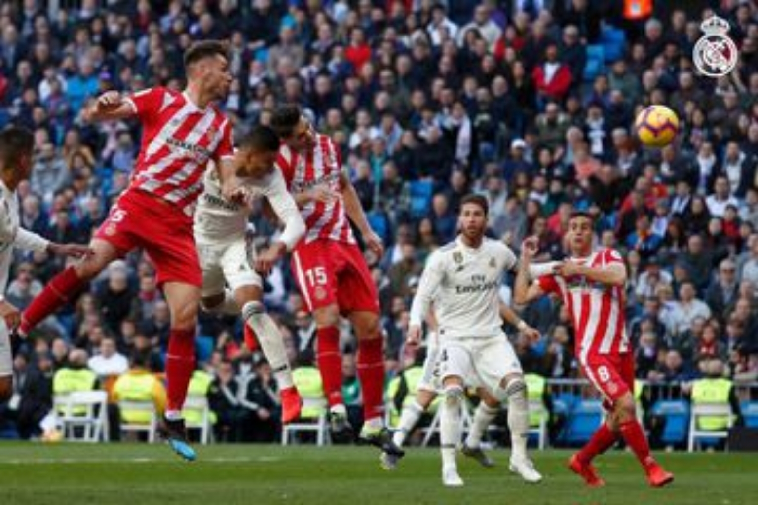Real Madrid Vs Girona, Ramos Kartu Merah, El Real Kalah Tipis