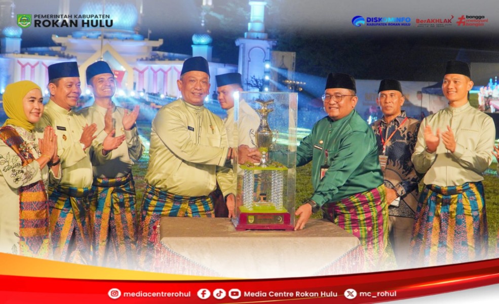 Meski Diguyur Hujan, MTQ XXV Rohul Tetap Khidmat dan Meriah