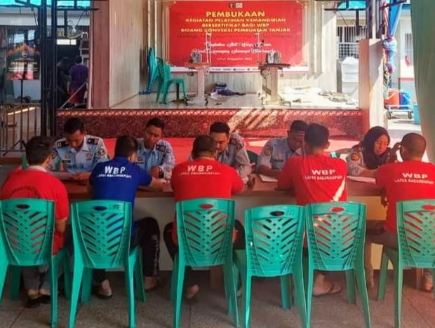 PK Bapas Pekanbaru Lakukan Litmas pada WBP Lapas Bagansiapiapi