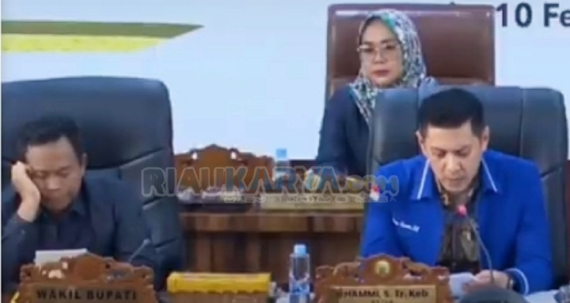 Penyampaian Empat Ranperda Usulan Pemkab Rohil Dalam Rapat Paripurna DPRD