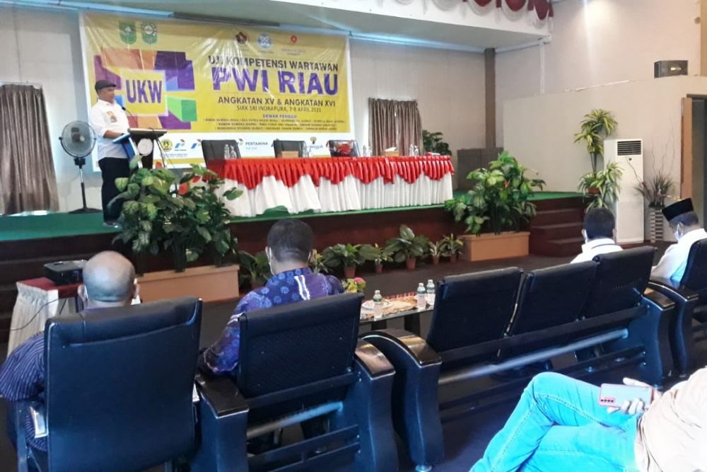 40 Peserta Ikuti Uji Kompetensi Wartawan yang Digelar  PWI Riau