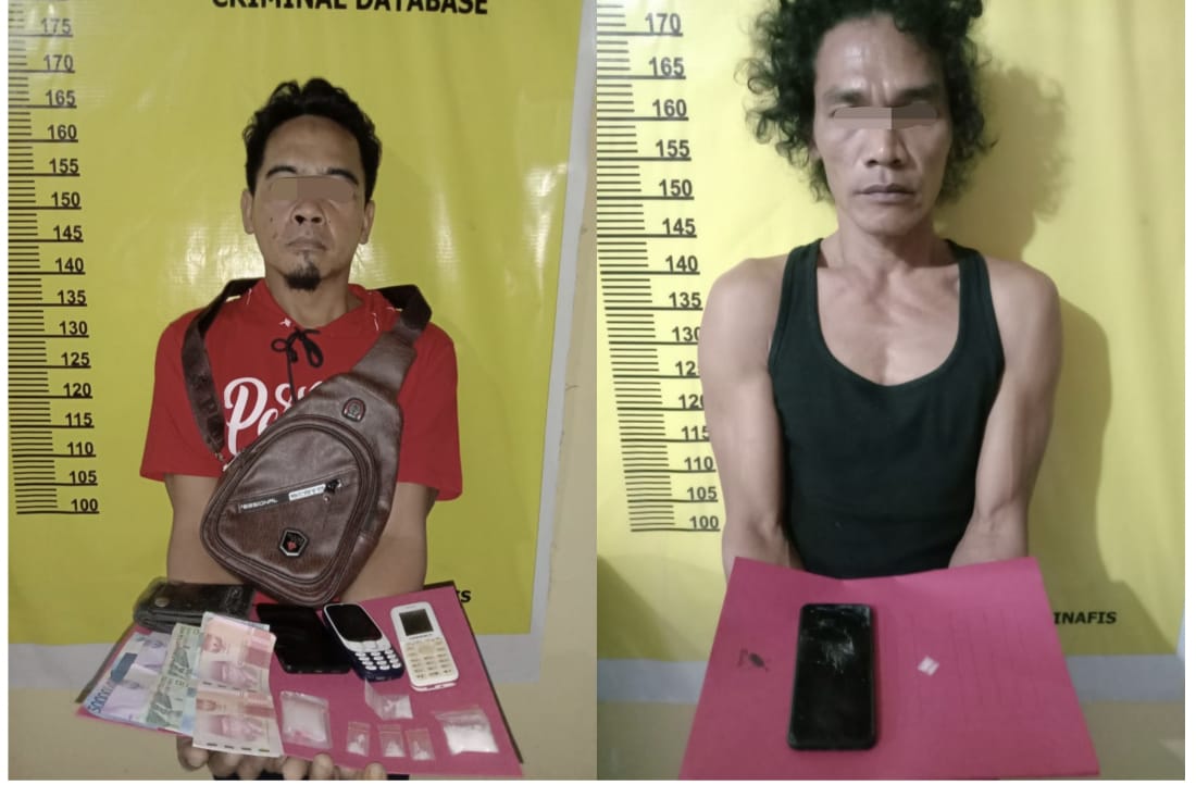 Gerebek Lokasi Pesta Narkoba di Desa Jatirejo, Ini Yang Didapat Polsek Pasir Penyu